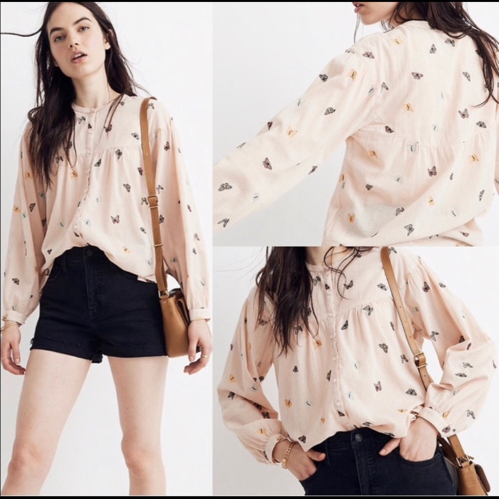Madewel Butterfly Blouse